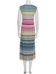 Missoni Striped Midi Length Dress