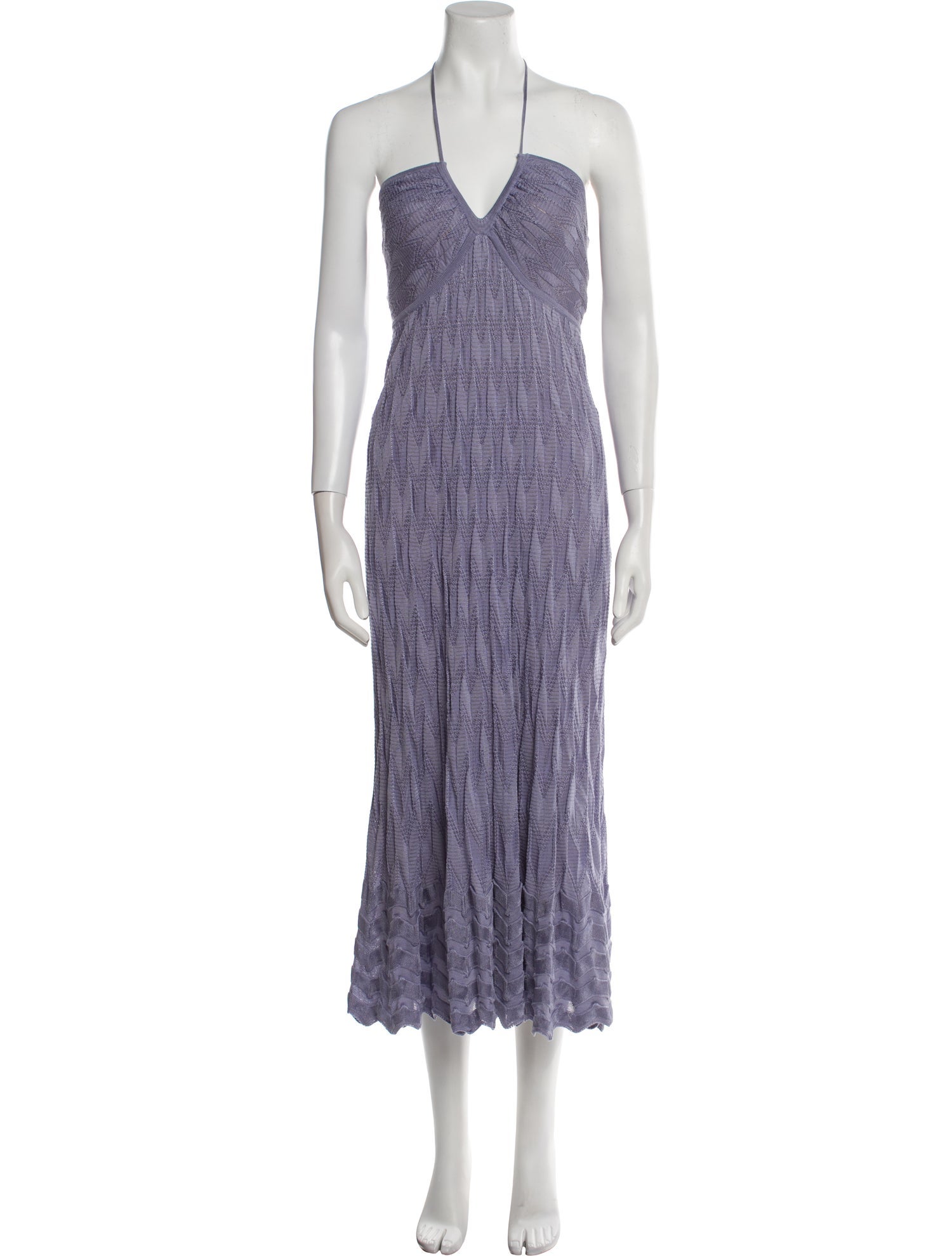 Missoni Halterneck Knee-Length Dress w/ Tags