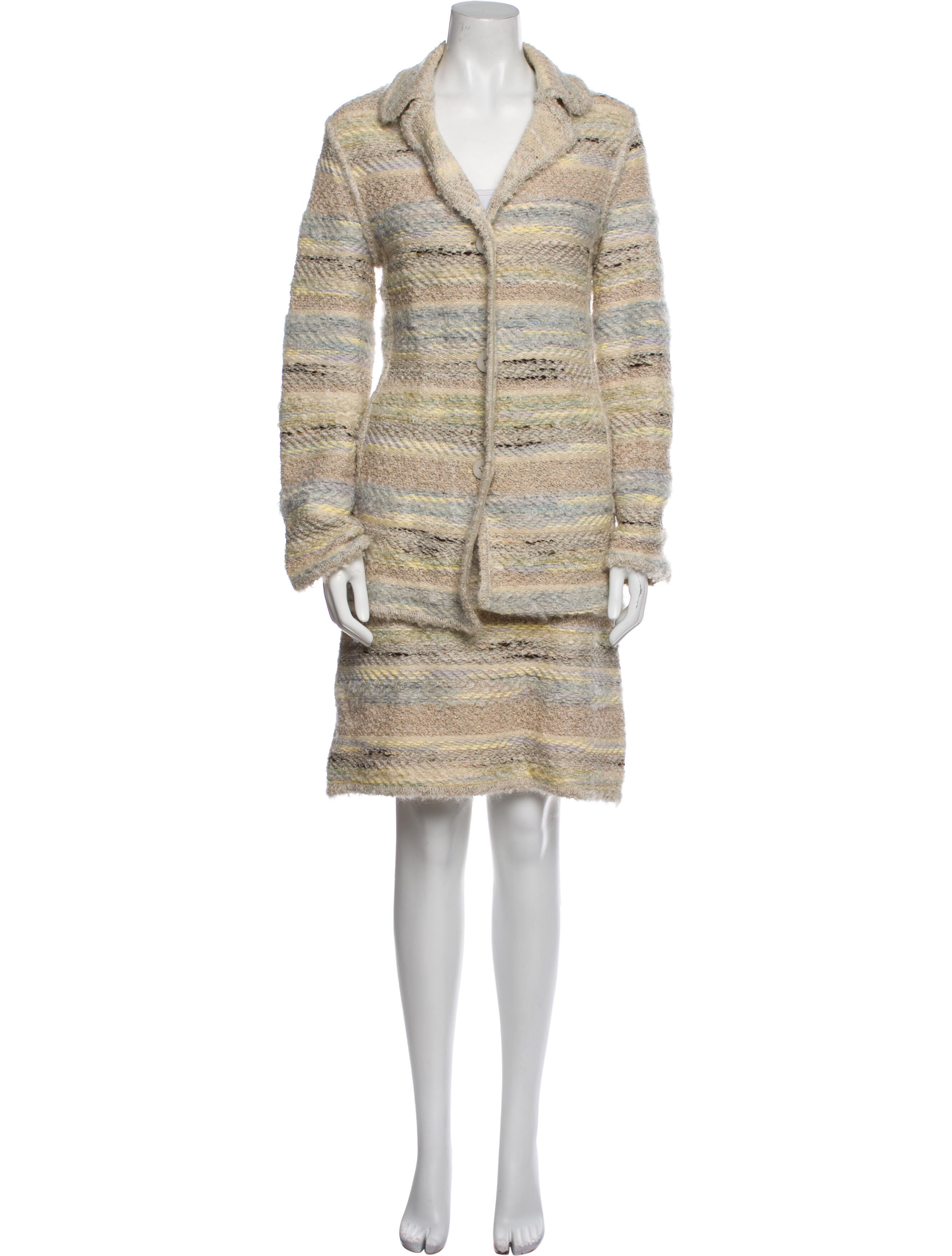 Missoni Wool Striped Skirt Set