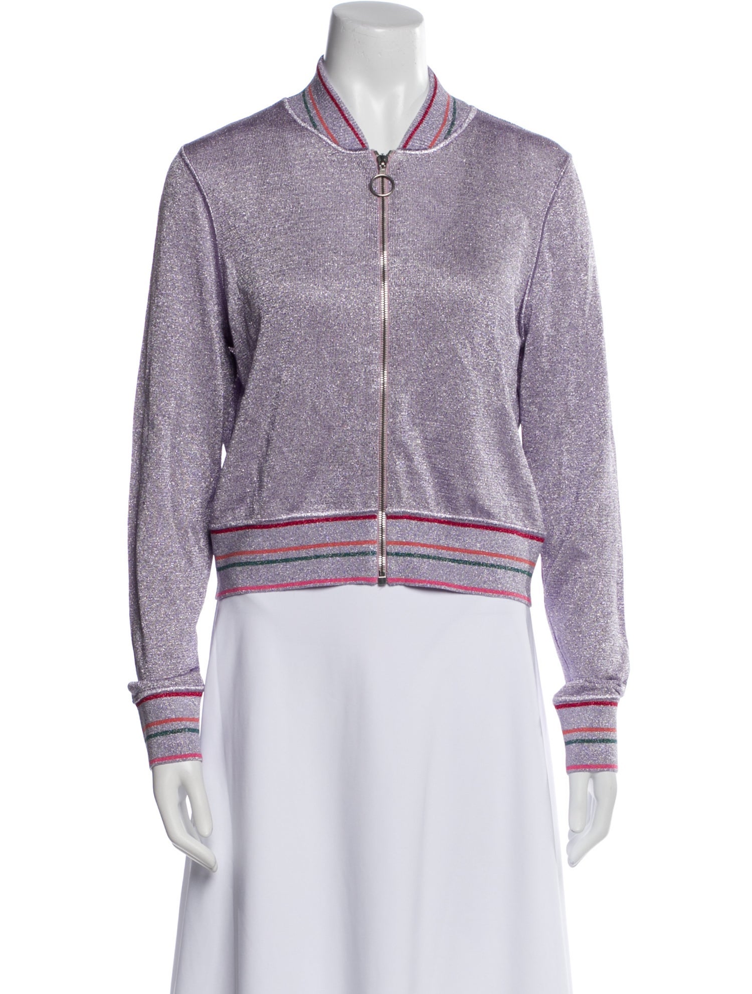 Missoni Striped Bomber Jacket