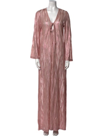 Missoni V-Neck Long Dress