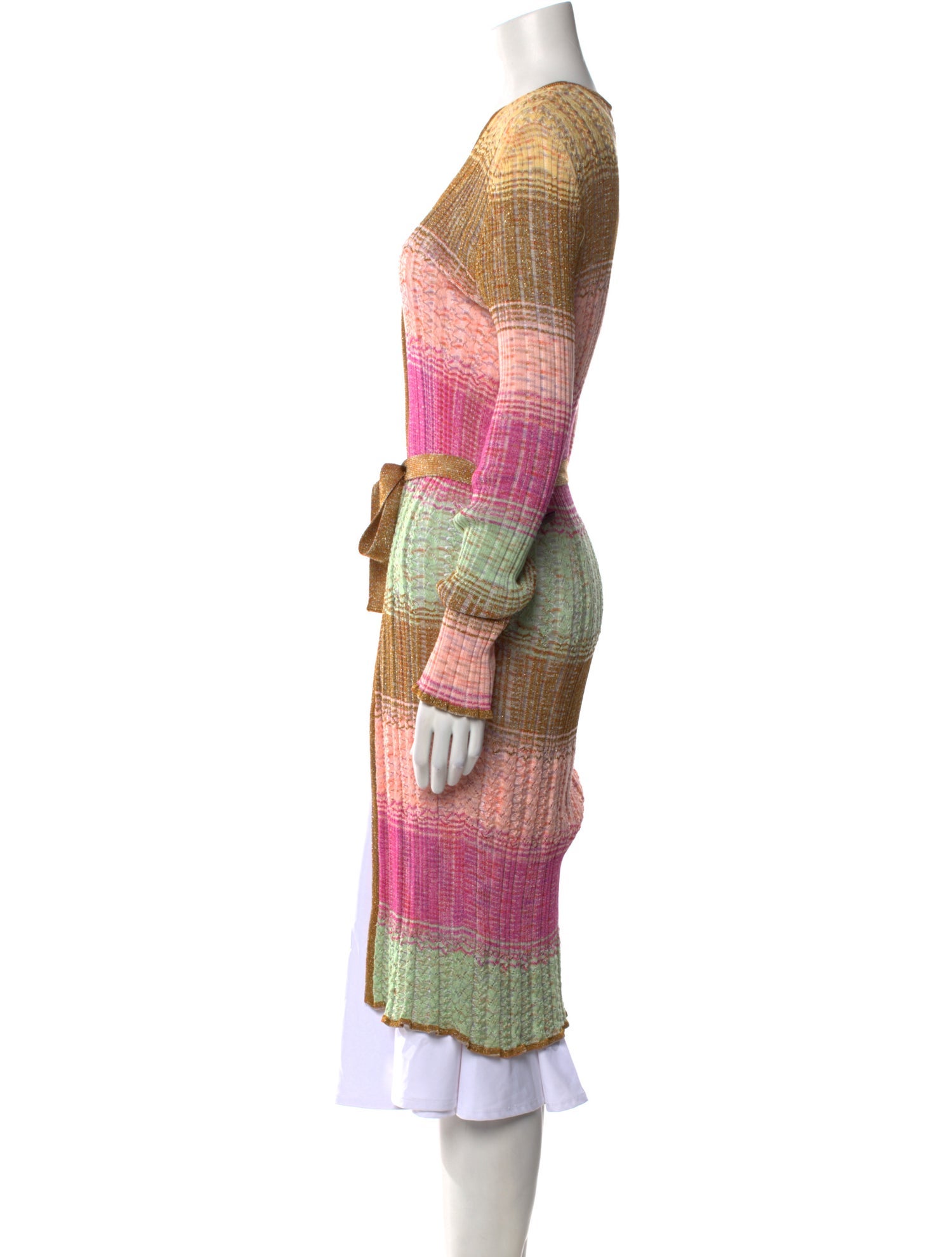 Missoni Striped V-Neck Sweater w/ Tags