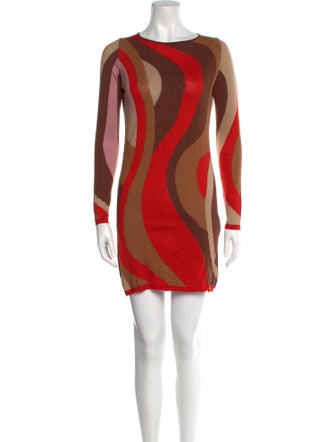 M Missoni Printed Mini Dress