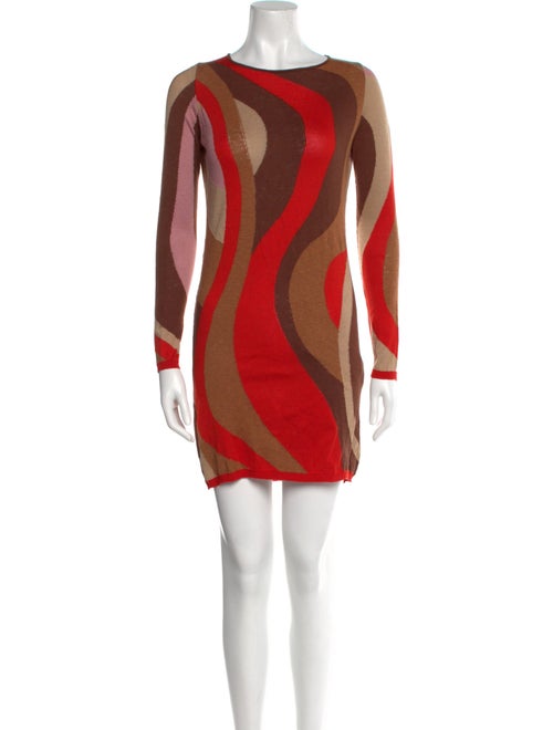 M Missoni Printed Mini Dress