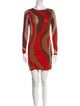 M Missoni Printed Mini Dress