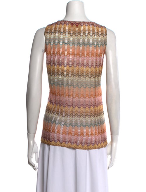 Missoni Printed Scoop Neck Top