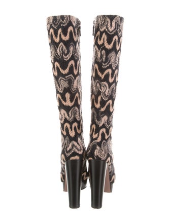 Missoni Striped Sock Boots