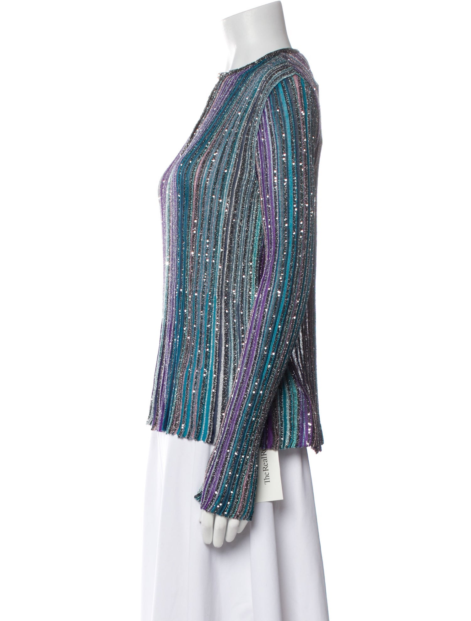 Missoni Printed V-Neck Blouse w/ Tags