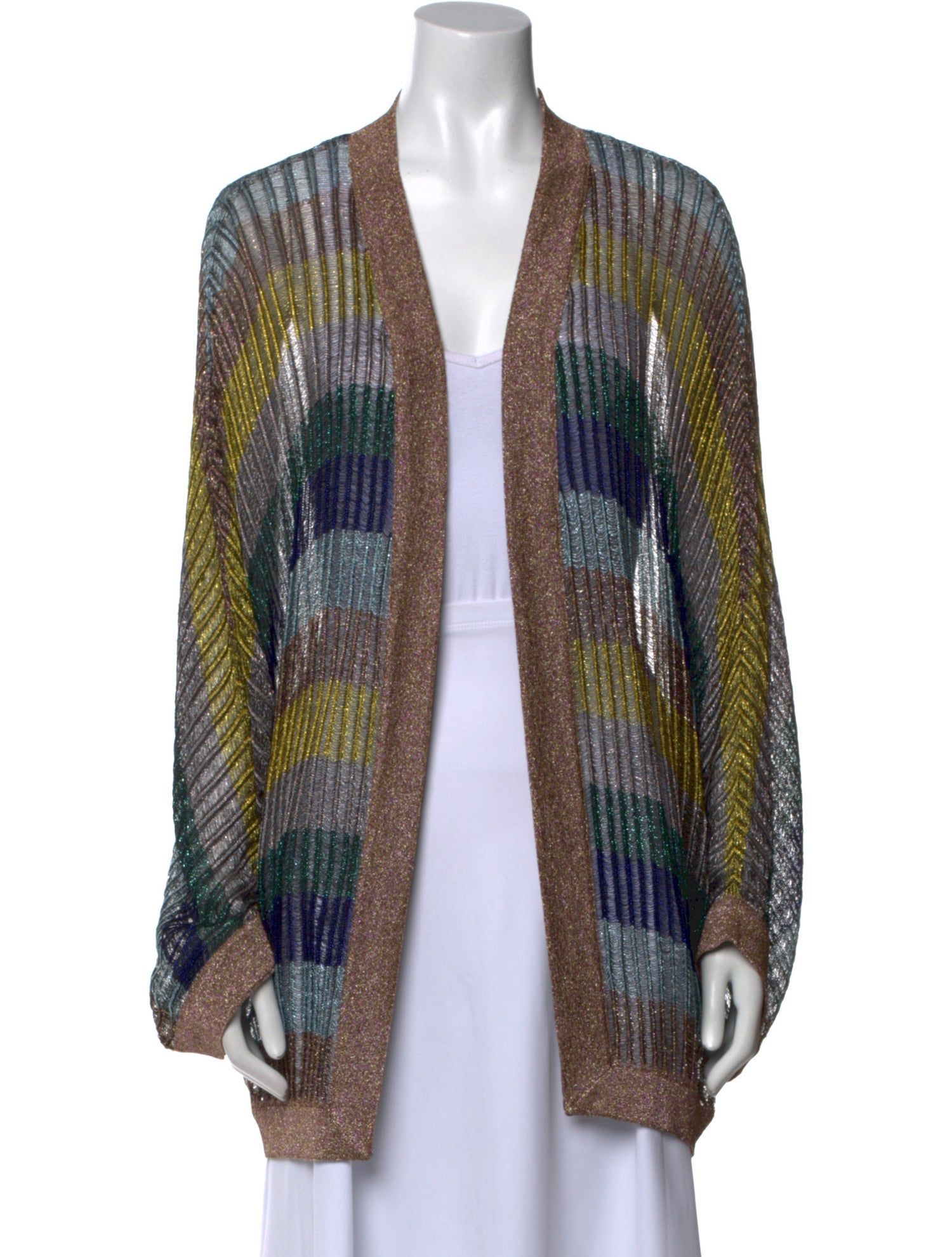 Missoni Striped Open Front Sweater