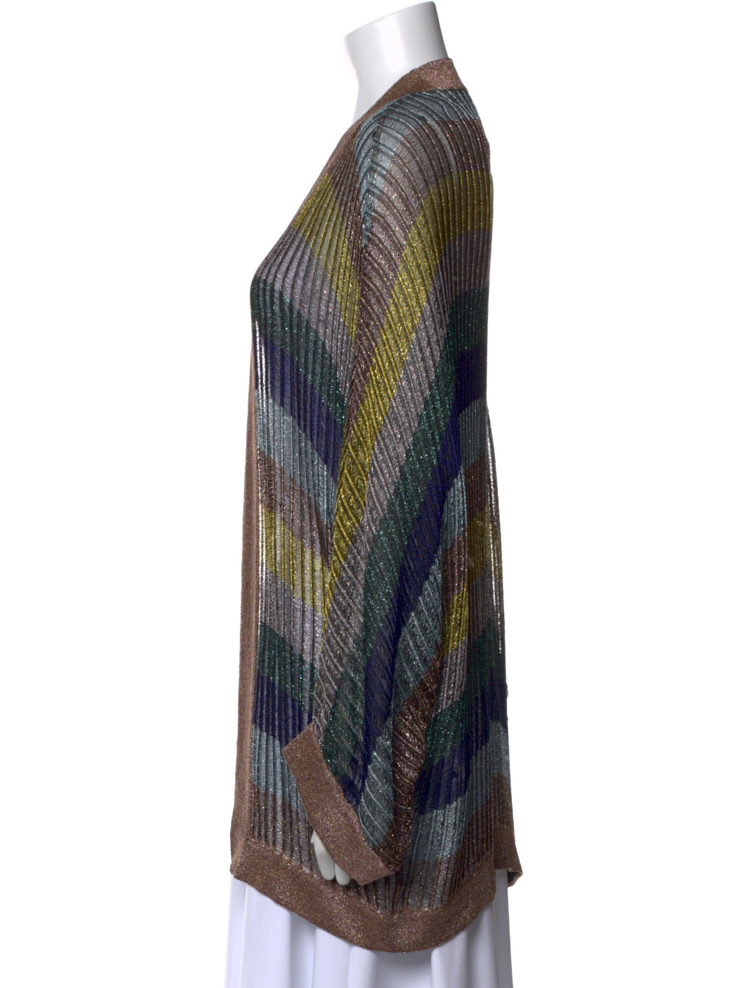 Missoni Striped Open Front Sweater