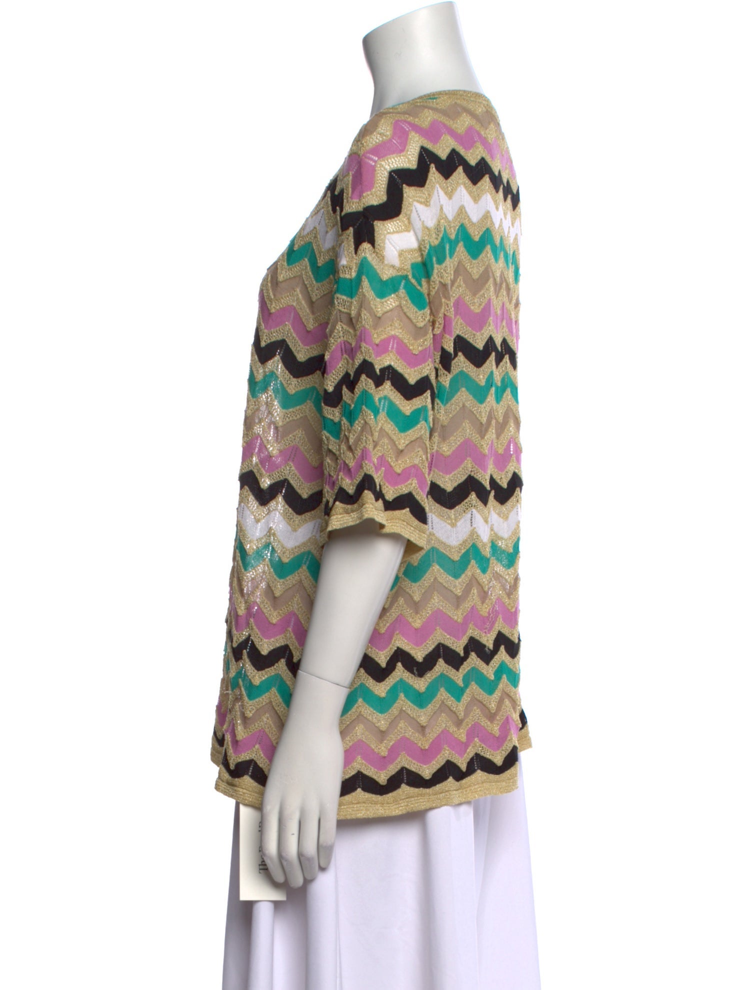 Missoni Striped Scoop Neck Tunic