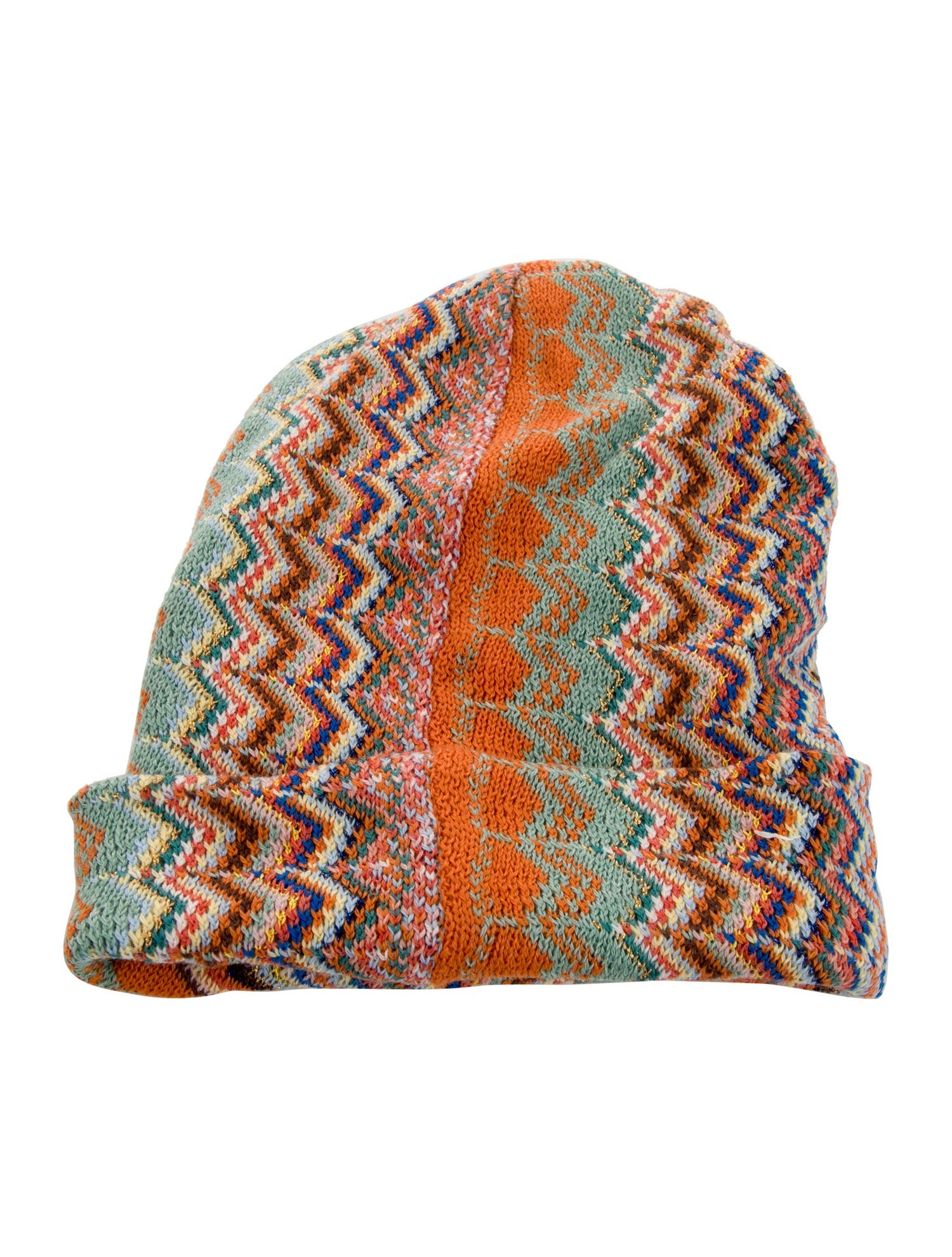 Missoni Pattern Print Wool Blend Knit Beanie w/Tags