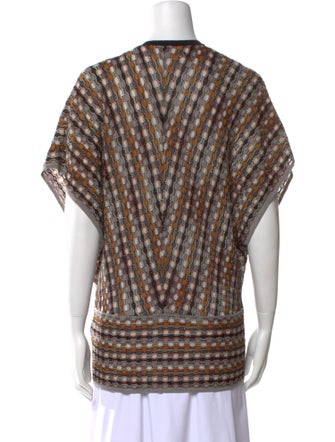 M Missoni Printed V-Neck Tunic
