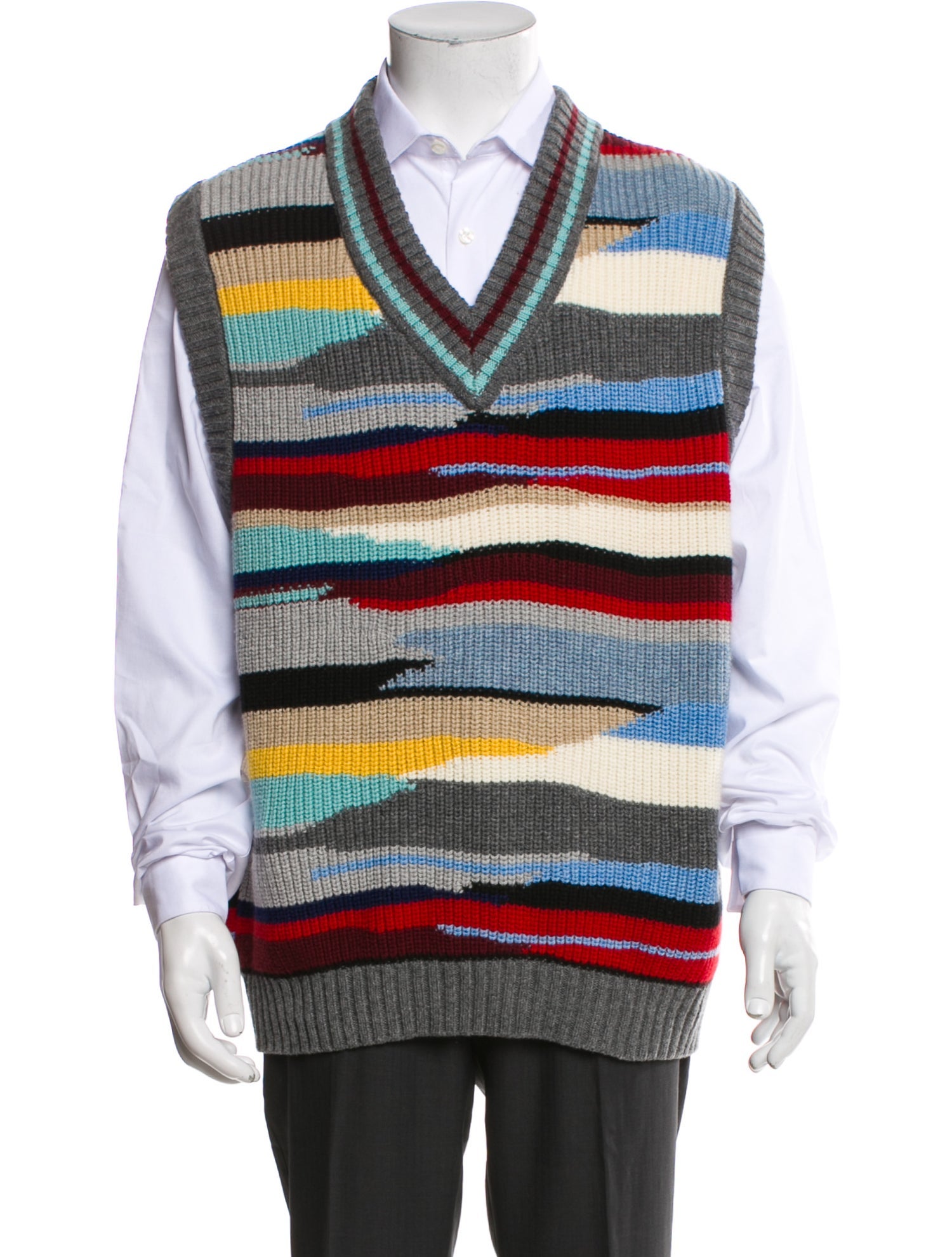 Missoni Wool Striped Sweater Vest w/ Tags