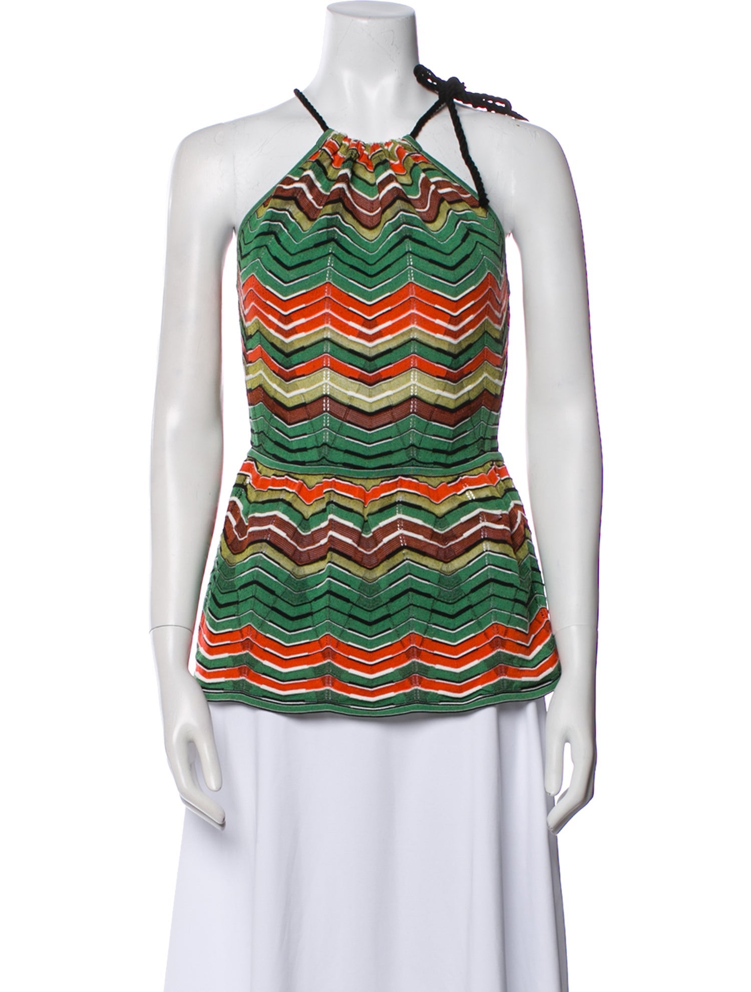 Missoni Printed Halterneck Blouse