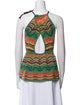 Missoni Printed Halterneck Blouse