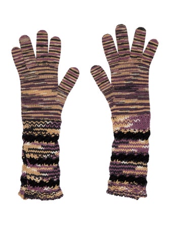 Missoni Cashmere Printed Gloves