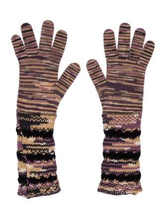 Missoni Cashmere Printed Gloves