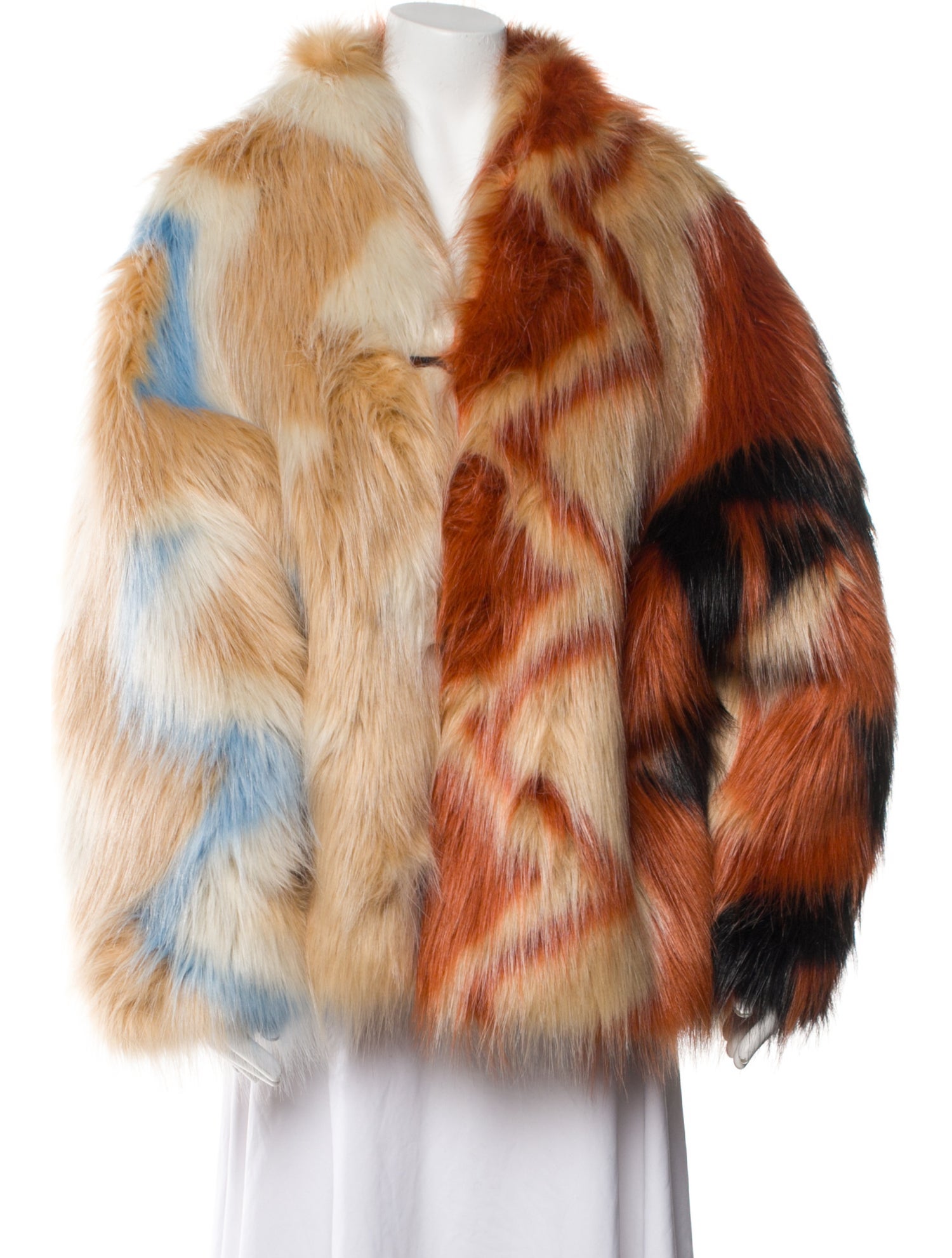 Missoni Faux Fur Printed Faux Fur Jacket