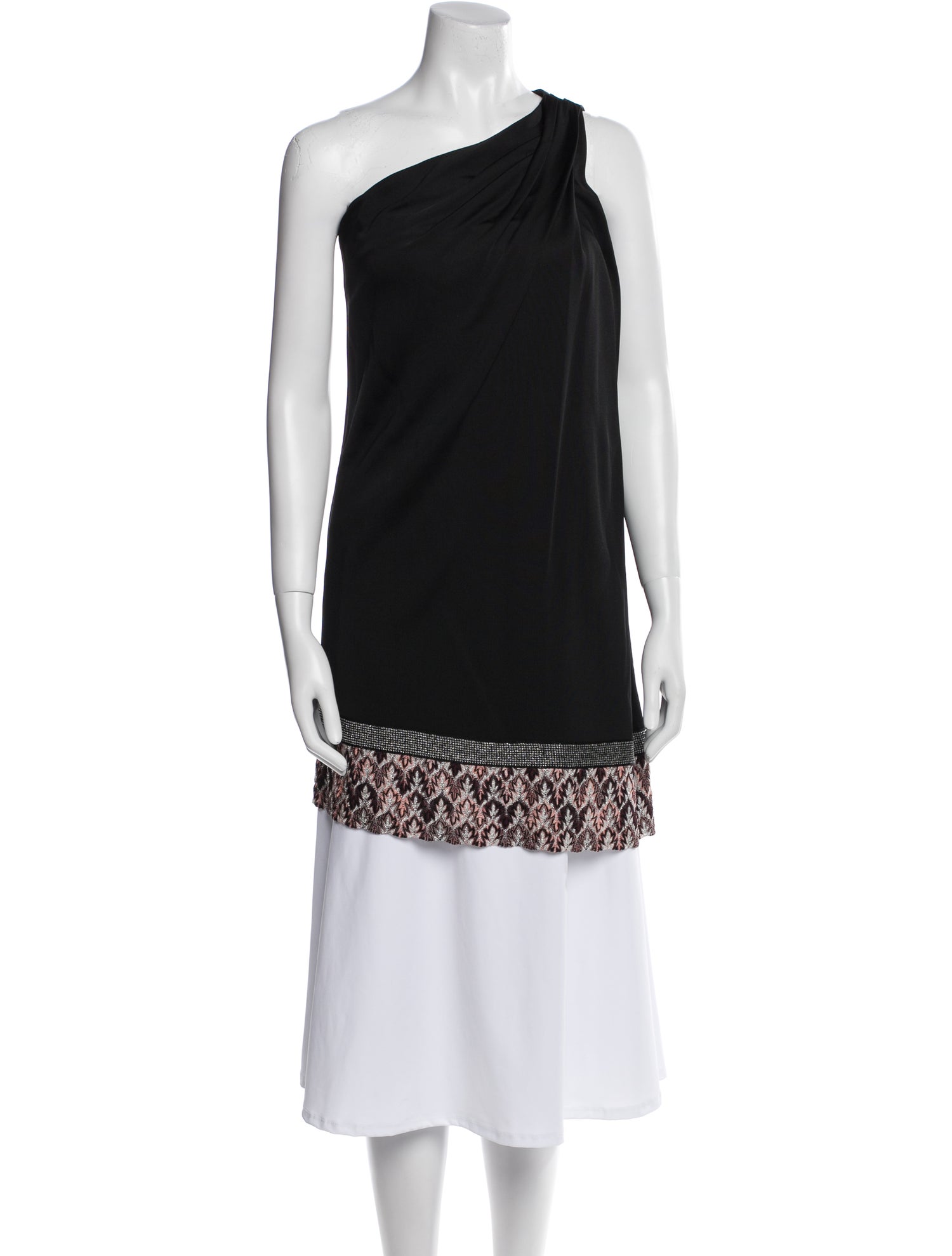 Missoni One-Shoulder Sleeveless Tunic
