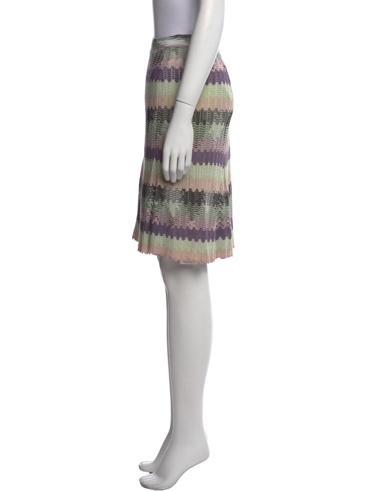 Missoni Striped Knee-Length Skirt