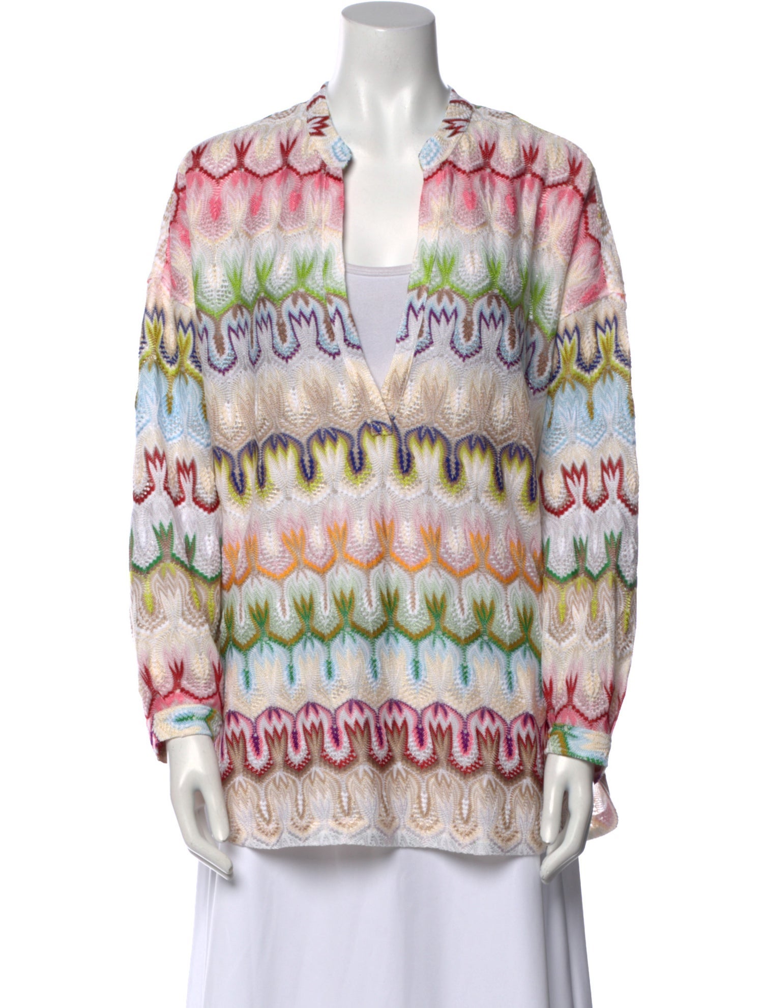 Missoni Printed V-Neck Tunic