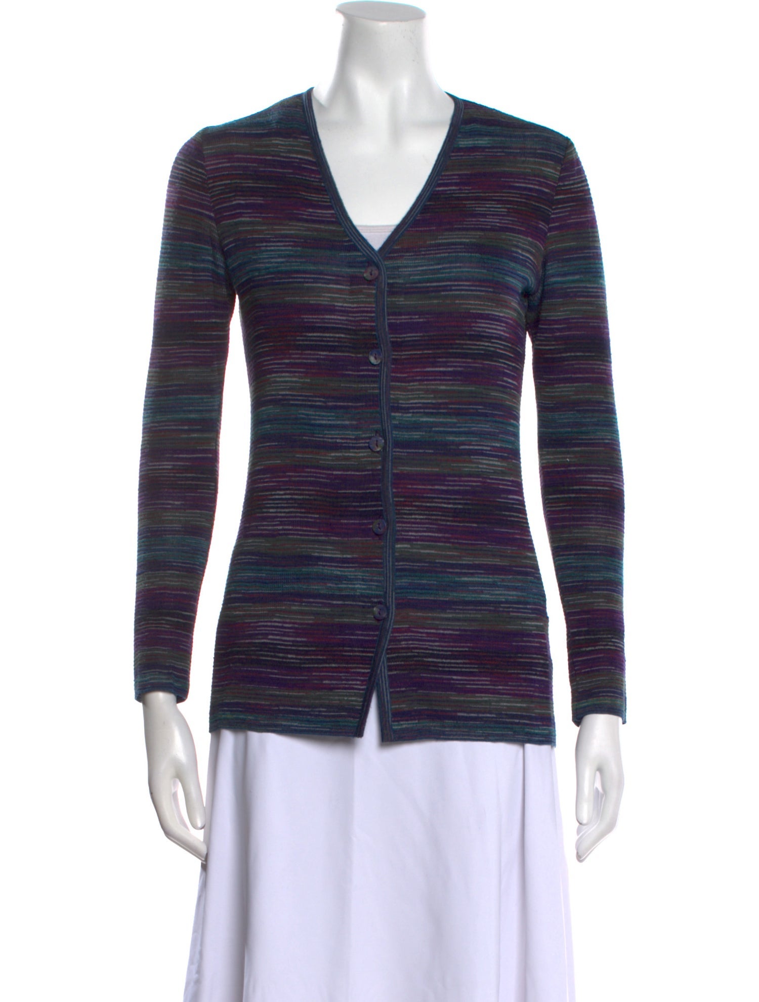 Missoni Striped V-Neck Sweater