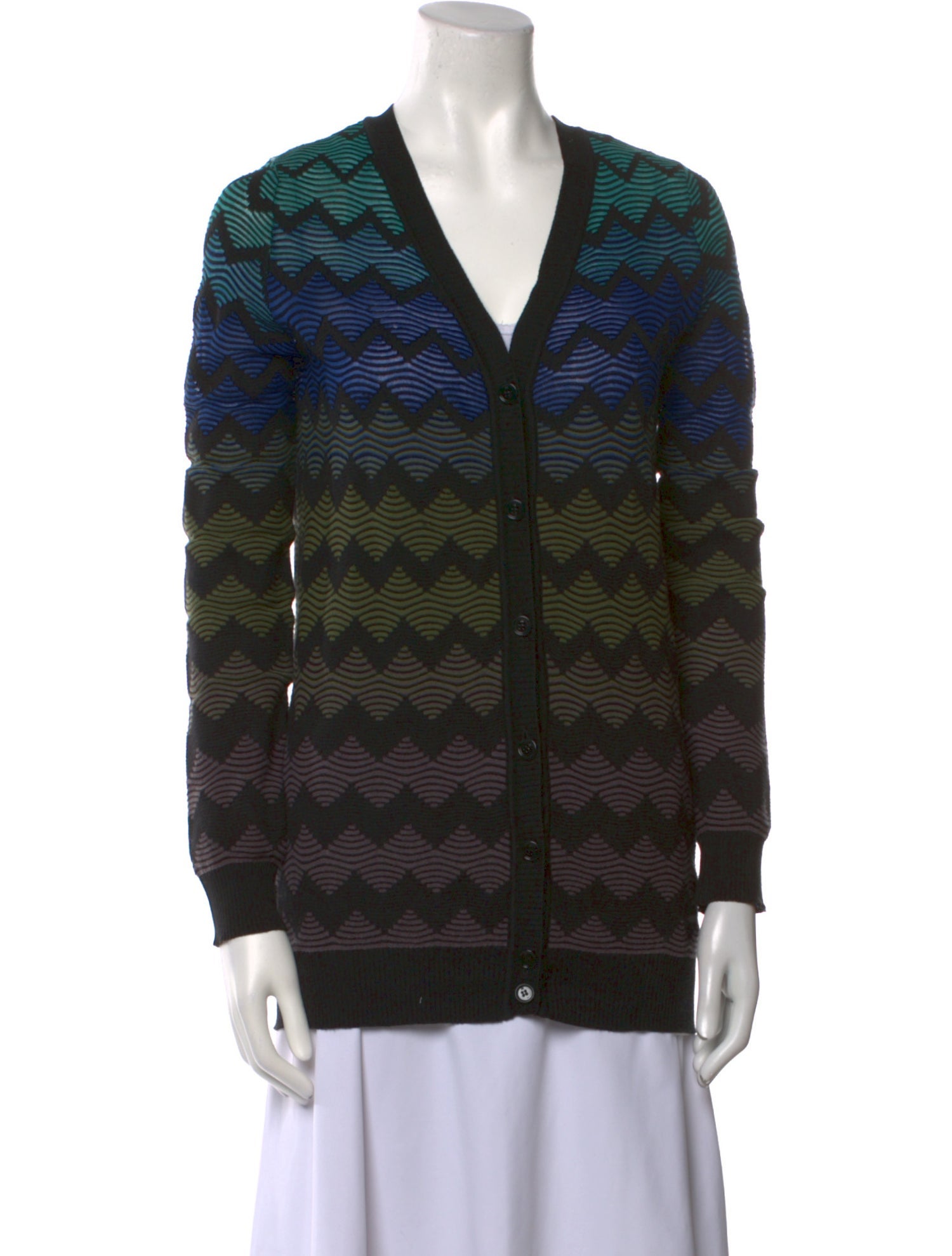 Missoni Striped V-Neck Sweater