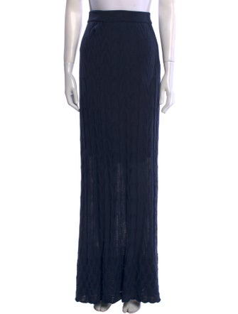 Missoni Virgin Wool Long Skirt