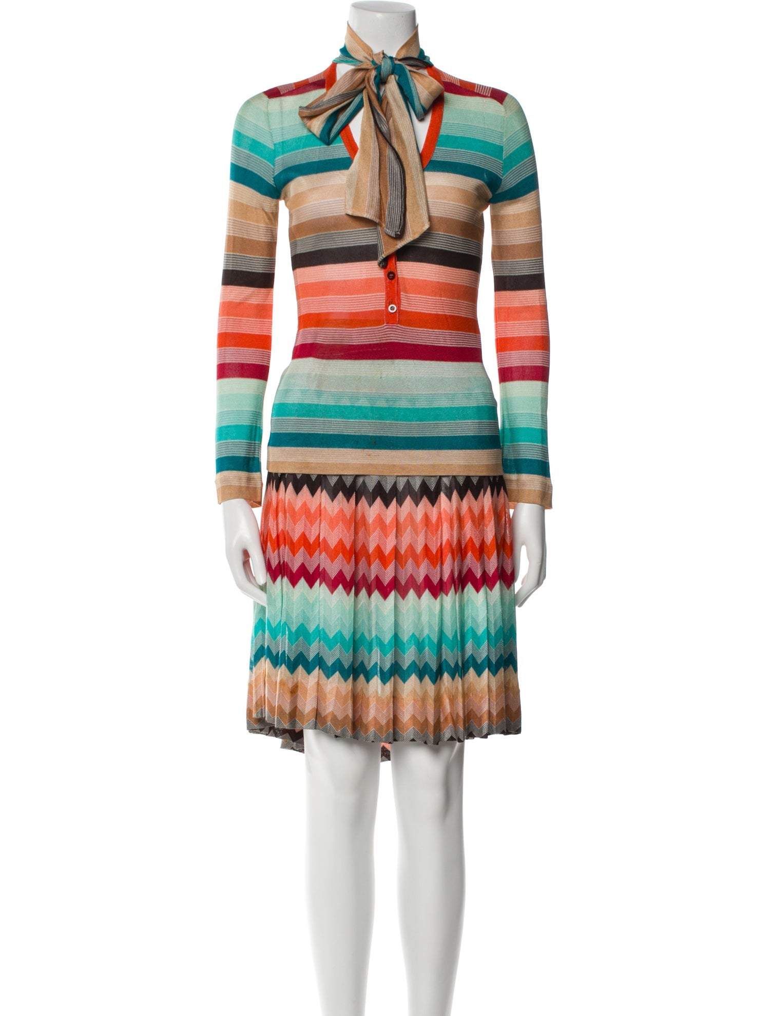 Missoni Vintage 1973 Skirt Set