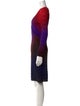 Missoni Printed Knee-Length Dress