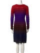 Missoni Printed Knee-Length Dress