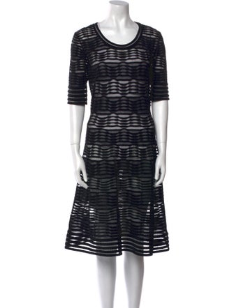 Missoni Striped Knee-Length Dress