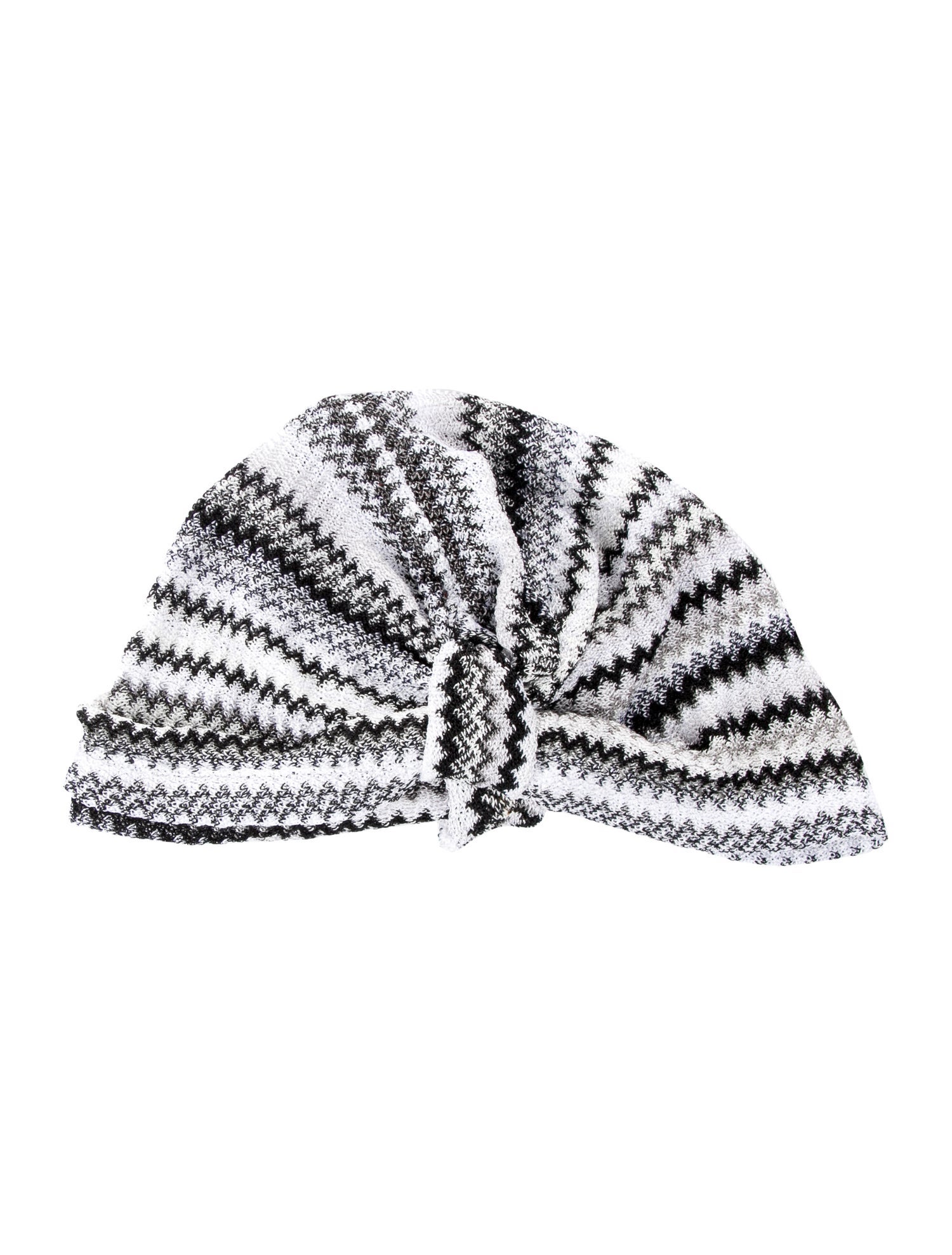 Missoni Pattern Print Viscose Knit Beanie