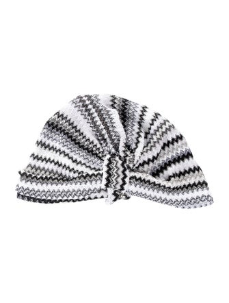 Missoni Pattern Print Viscose Knit Beanie