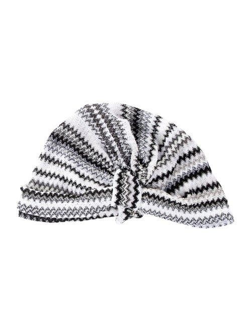 Missoni Pattern Print Viscose Knit Beanie