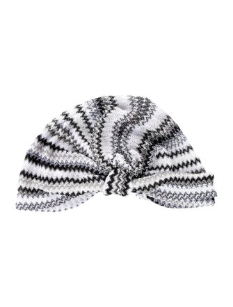 Missoni Pattern Print Viscose Knit Beanie