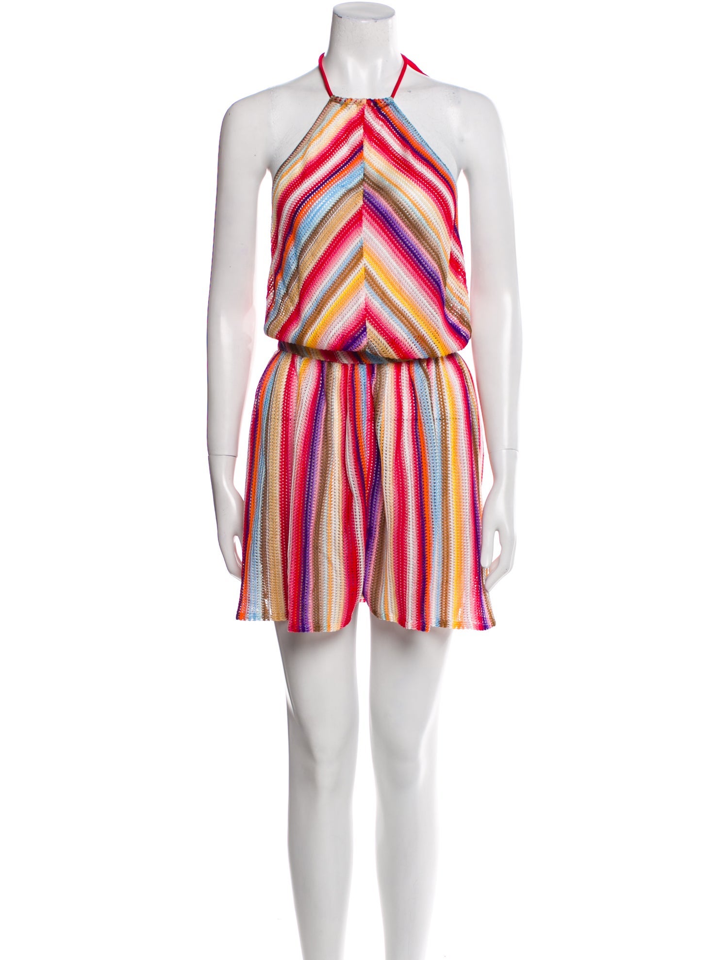 Missoni Striped Halterneck Romper