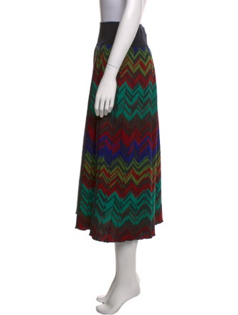 Missoni Printed Midi Length Skirt