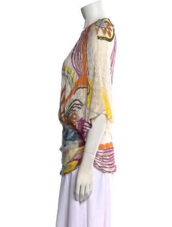 Missoni Printed V-Neck Blouse