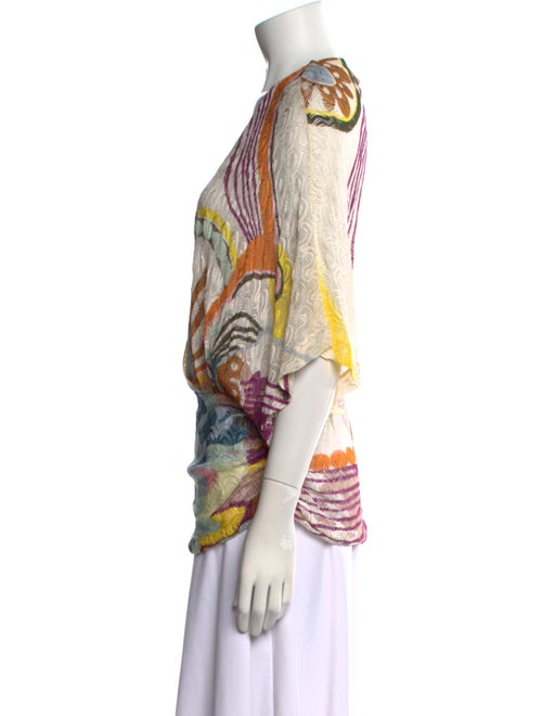 Missoni Printed V-Neck Blouse
