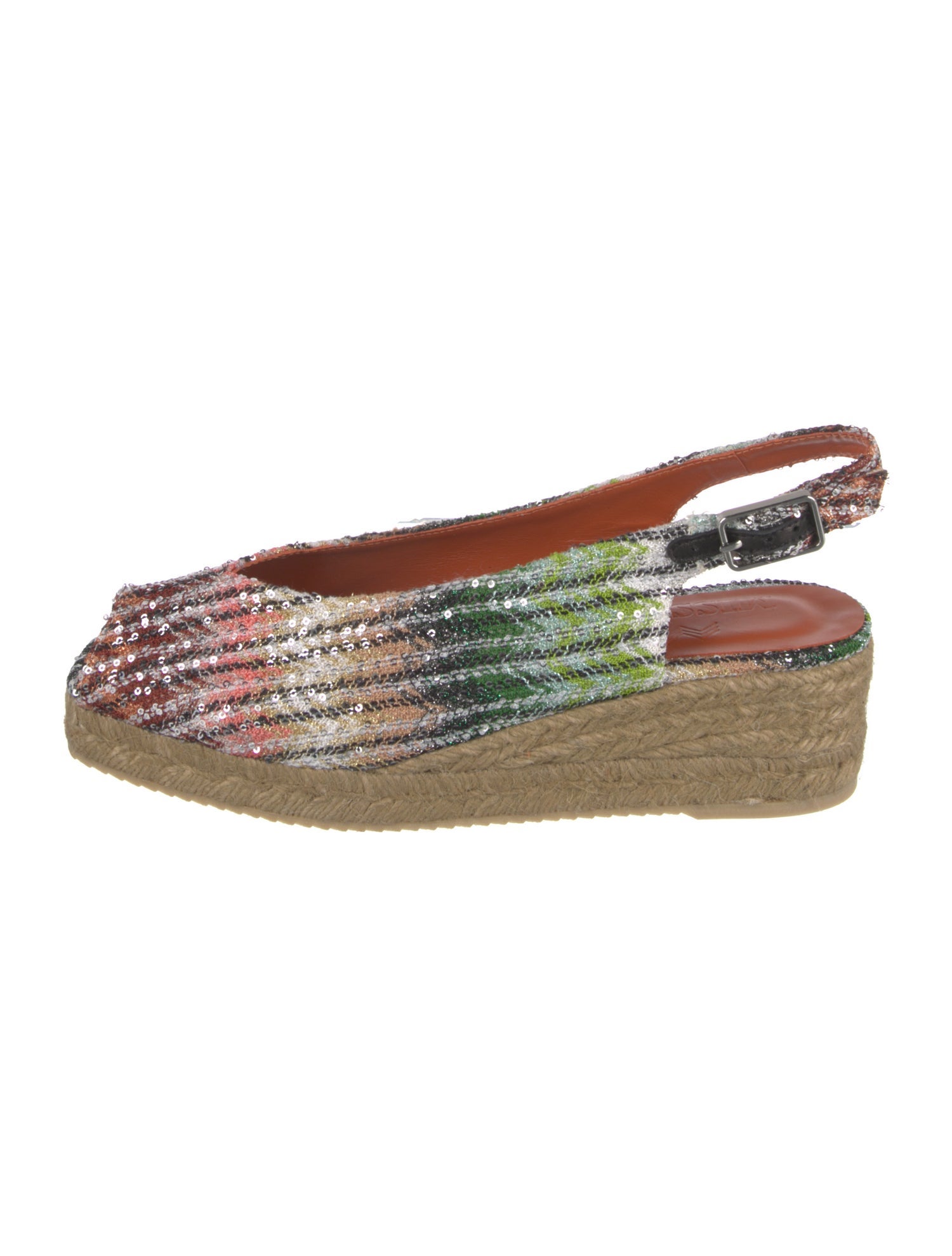Missoni Colorblock Pattern Espadrilles
