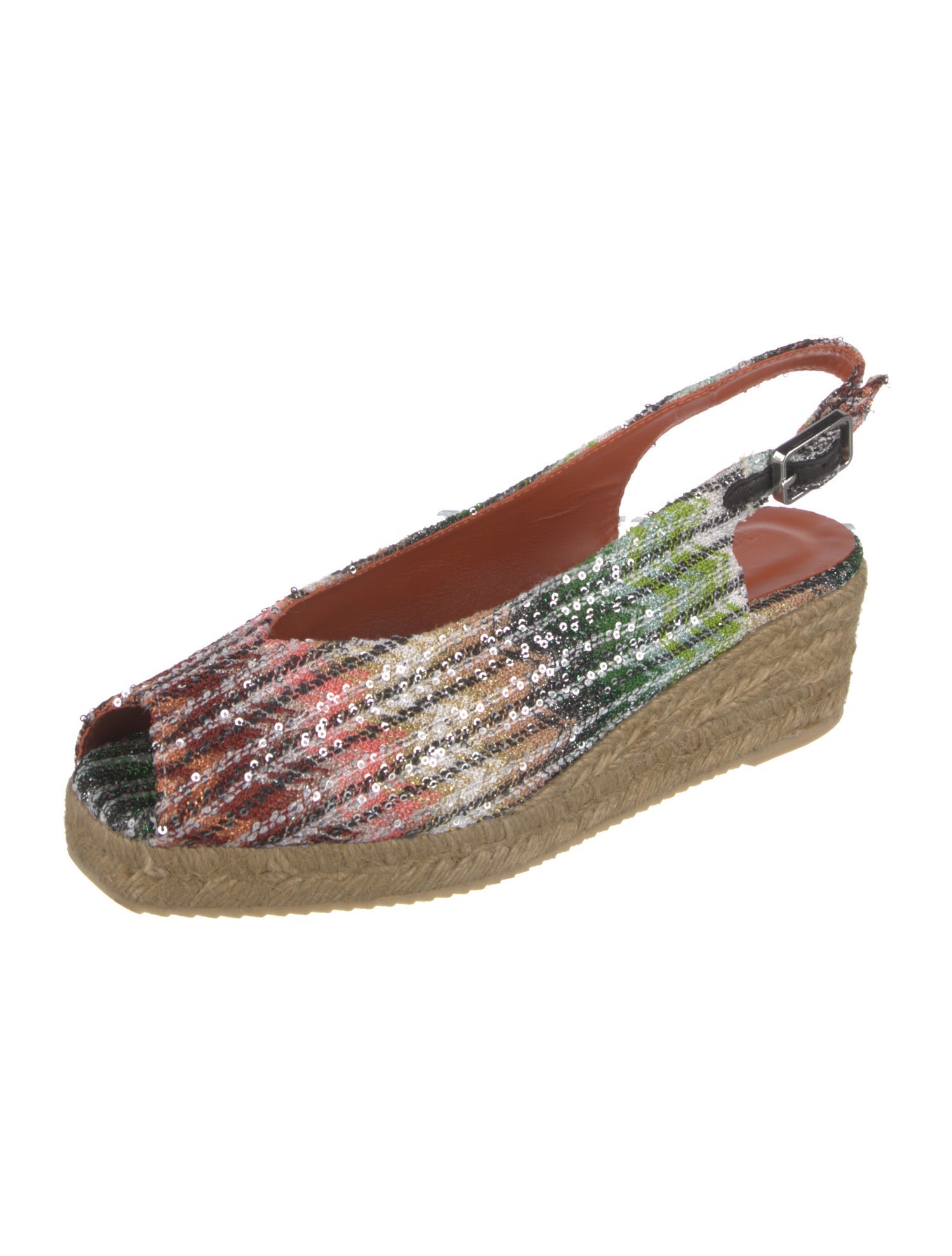Missoni Colorblock Pattern Espadrilles