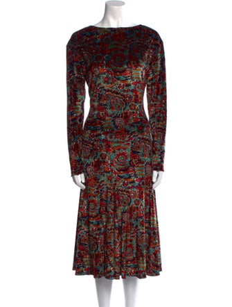 Missoni Printed Midi Length Dress