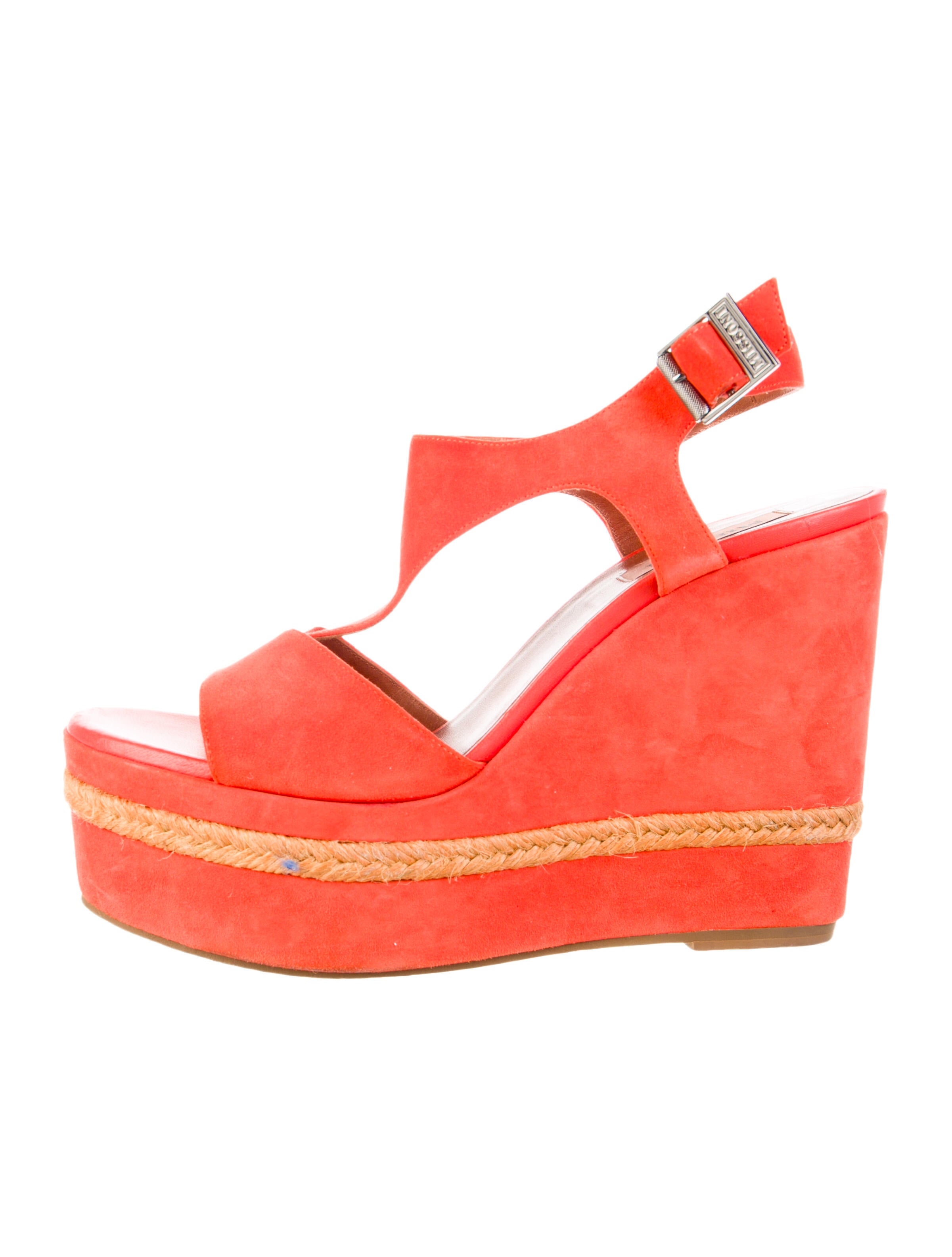 Missoni Suede Slingback Sandals