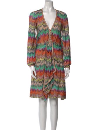 Missoni Printed Knee-Length Dress