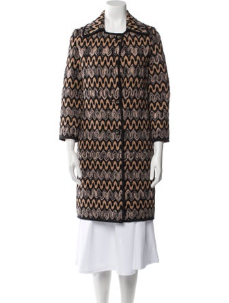 Missoni Wool Animal Print Coat