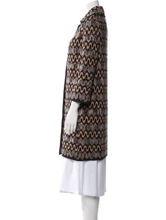 Missoni Wool Animal Print Coat