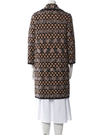Missoni Wool Animal Print Coat