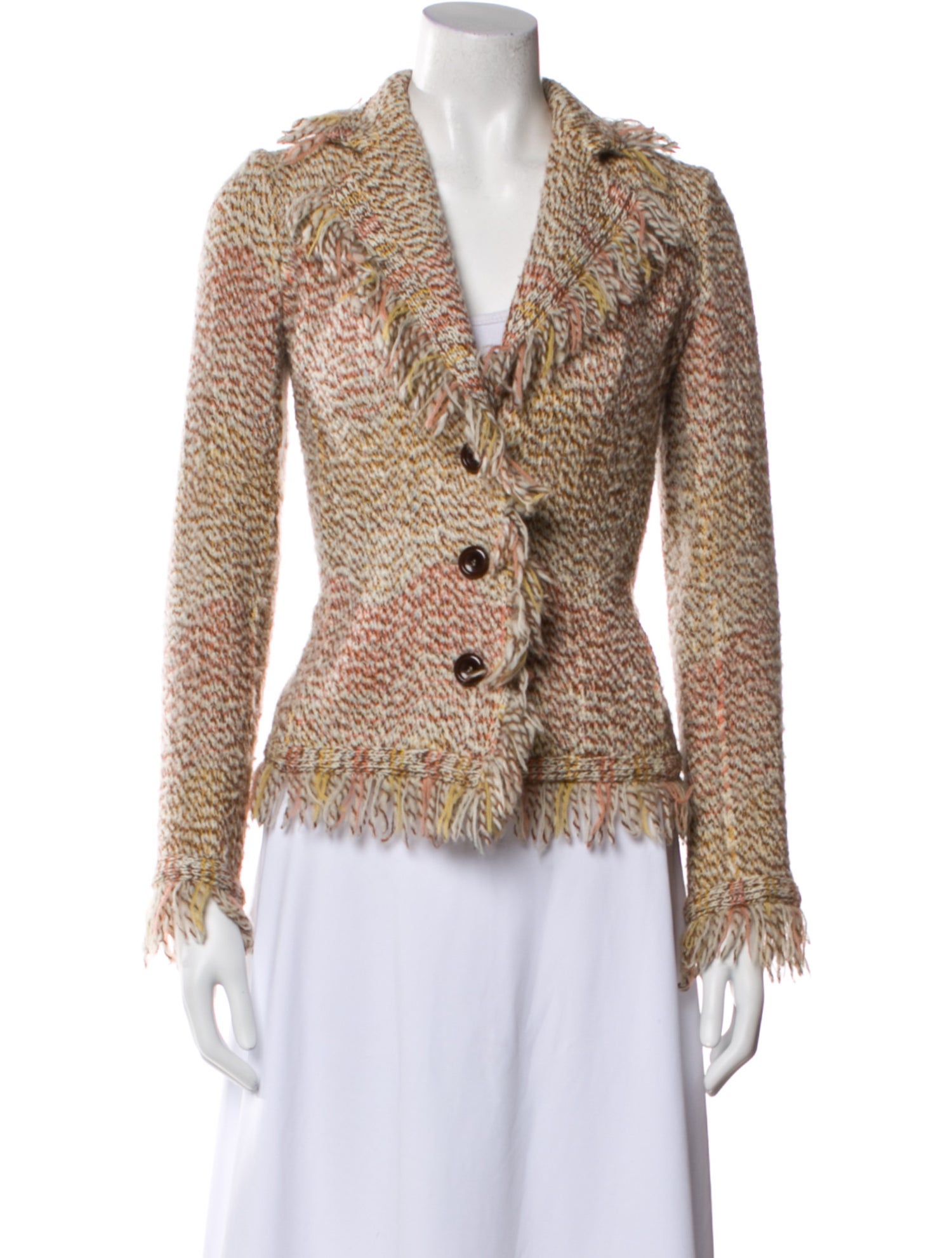 Missoni Wool Tweed Pattern Blazer